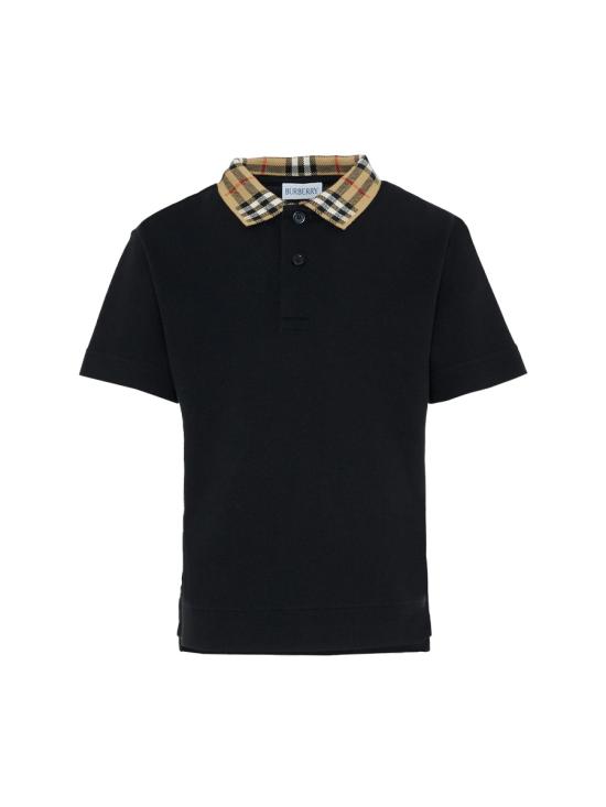 26SS [키즈] 버버리 폴로 셔츠 8105570K A1189 BLACK