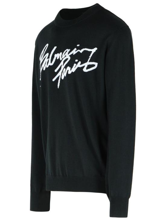 26SS 발망 스웨터 GH1KD000KJ61EAB Black - BALMAIN