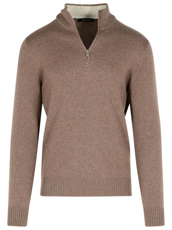 25FW 그랑싸쏘 집업 니트 23125 15521123 Brown