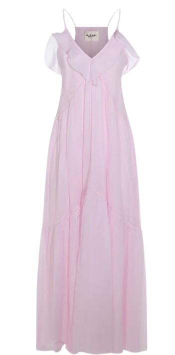 26SS 이자벨마랑 미디 원피스 26PRO1003FB B3J04E40LK Light pink - ISABEL MARANT