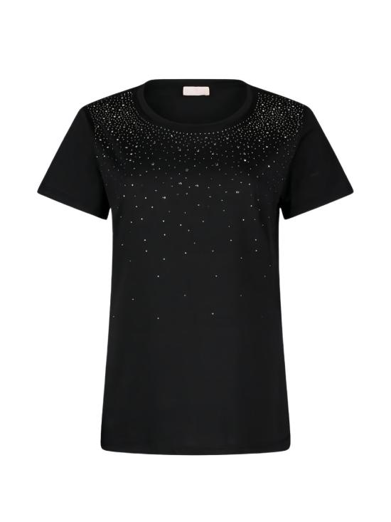 26SS 리우조 반팔 티셔츠 TA6306 JS923P9282 Black - LIU JO