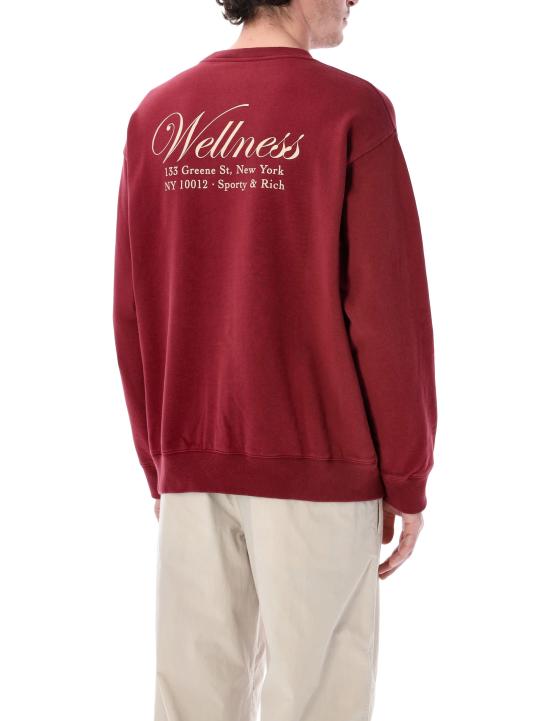 25FW 스포티앤리치 긴팔 티셔츠 ST07162083RE10 MERLOT - SPORTY & RICH