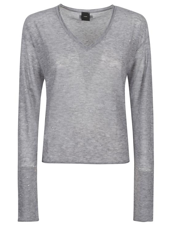 25FW 핑코 긴팔 티셔츠 105400 A2PMI42 Grey