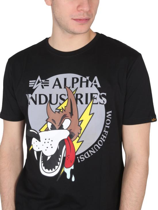  알파 반팔 티셔츠 108503 BLACK - ALPHA