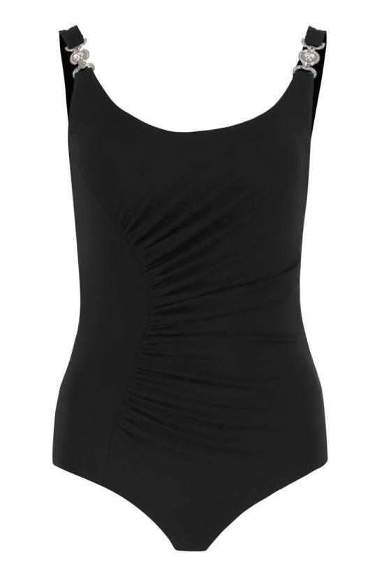 26SS 베르사체 바디수트 티셔츠 10226271A14475 1B000 Black