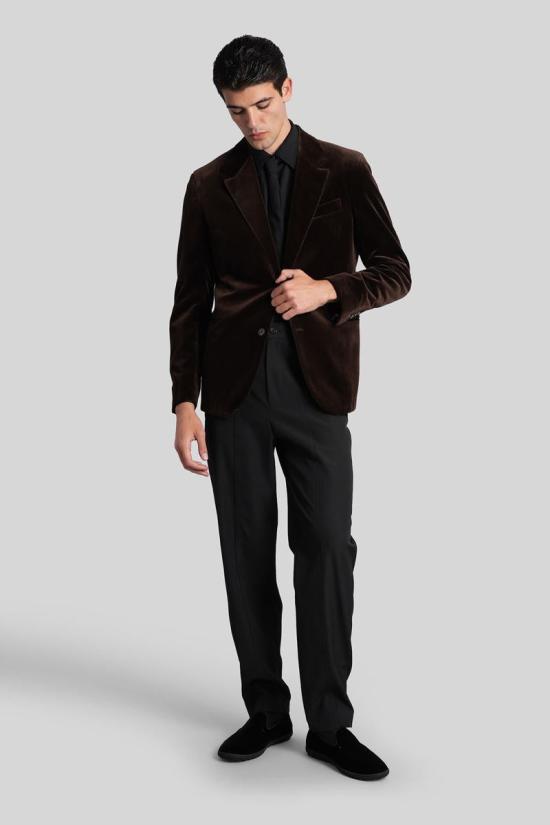 25FW 엠포리오 아르마니 자켓 429089 EM000477TE11044 BROWN - EMPORIO ARMANI