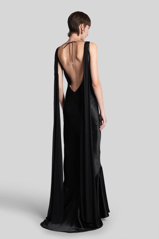 25FW 레트로페테 롱 원피스 428941 FW24 10120 Black - RETROFETE