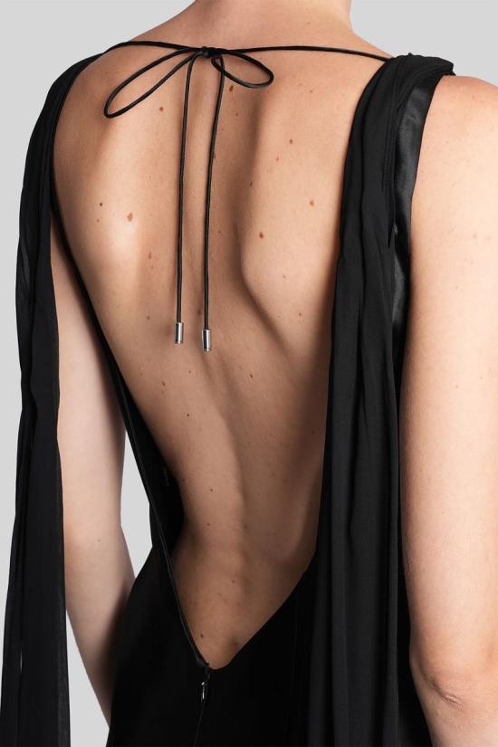 25FW 레트로페테 롱 원피스 428941 FW24 10120 Black - RETROFETE