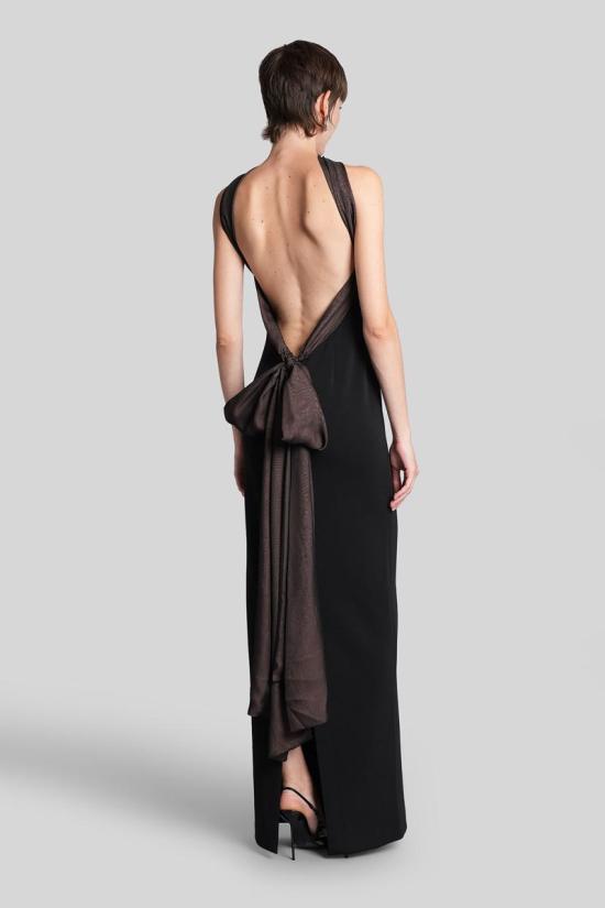 25FW 레트로페테 롱 원피스 428920 R FW25 11888 17 Black - RETROFETE