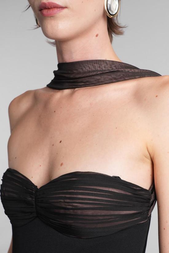 25FW 레트로페테 롱 원피스 428920 R FW25 11888 17 Black - RETROFETE