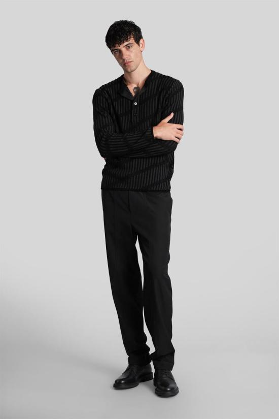 25FW 엠포리오 아르마니 숏팬츠 425497 EM003585TE17044 Black - EMPORIO ARMANI