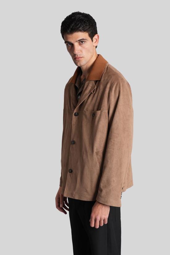 25FW 엠포리오 아르마니 자켓 429088 EM003657TE16803 Brown - EMPORIO ARMANI