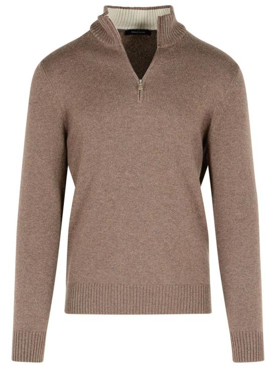 25FW 그랑싸쏘 집업 니트 23125 15521123 BROWN