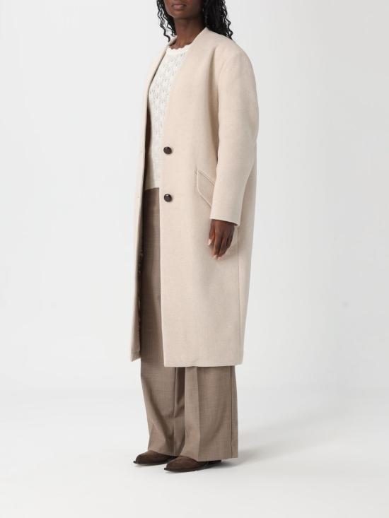 25FW 이자벨마랑에뚜왈 코트 MA0439FAB1D03I 23EC Beige - ISABEL MARANT ETOILE