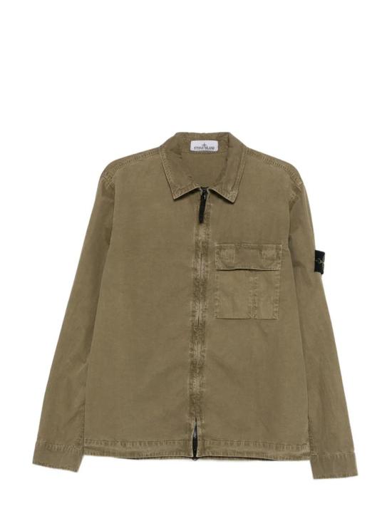 26SS 스톤 아일랜드 긴팔 셔츠 L1S151200008S00WNV015G MILITARY GREEN