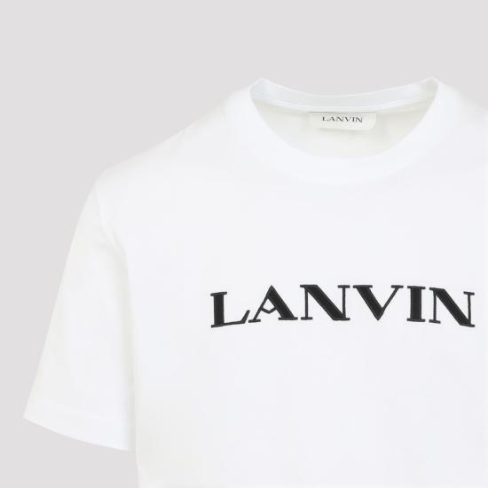 25FW 랑방 반팔 티셔츠 RMTS0012J300H25 01 WHITE - LANVIN