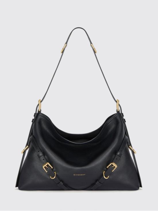 26SS 지방시 부아유 샤이니 레더 미디움 백 BB5131B2AE 001 Black