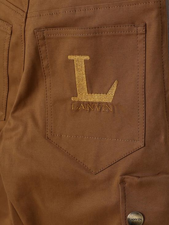 25FW [키즈] 랑방 스트레이트 팬츠 N30304 585 Brown - LANVIN