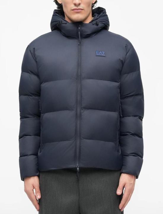 25FW 엠포리오 아르마니 숏패딩 7M000694AF15956UB102 BLUE - EMPORIO ARMANI