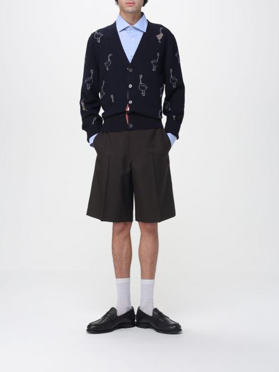 25FW 톰브라운 가디건 MKC599AY1051 415 Blue - THOM BROWNE
