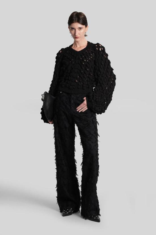 25FW 세퍼 가디건 429276 WFW25LUNABLA Black - SEFR