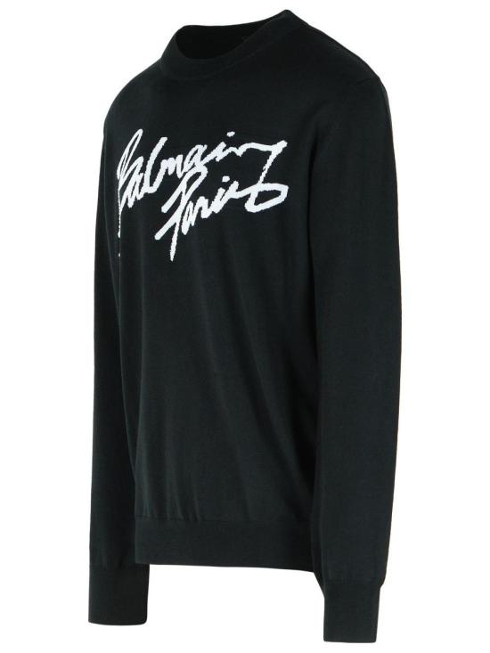 26SS 발망 스웨터 GH1KD000KJ61EAB Black - BALMAIN