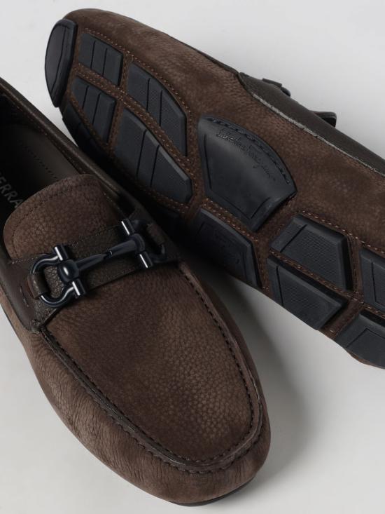 25FW 살바토레 페라가모 로퍼 02C398 784300 123 Brown - SALVATORE FERRAGAMO