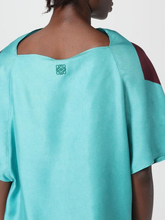 25FW 로에베 반팔 티셔츠 S540Y07XGP 6654 Burgundy - LOEWE