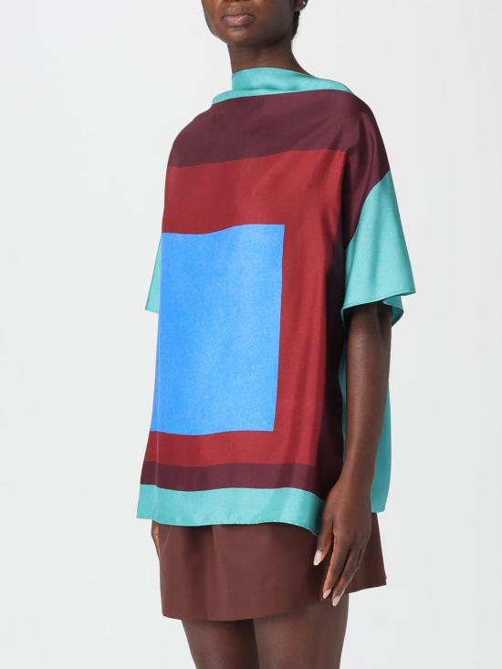 25FW 로에베 반팔 티셔츠 S540Y07XGP 6654 Burgundy - LOEWE