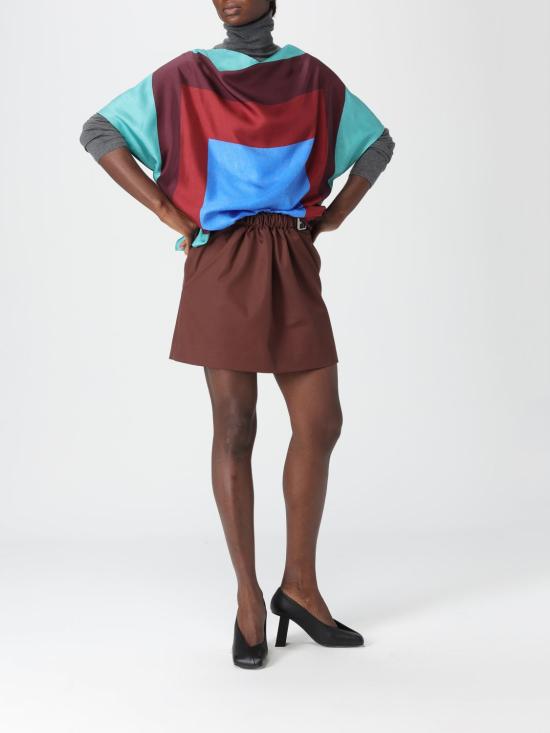 25FW 로에베 반팔 티셔츠 S540Y07XGP 6654 Burgundy - LOEWE