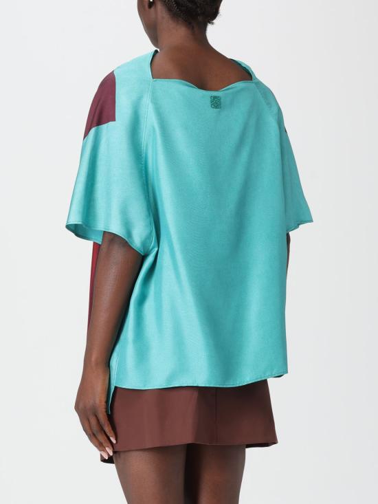 25FW 로에베 반팔 티셔츠 S540Y07XGP 6654 Burgundy - LOEWE