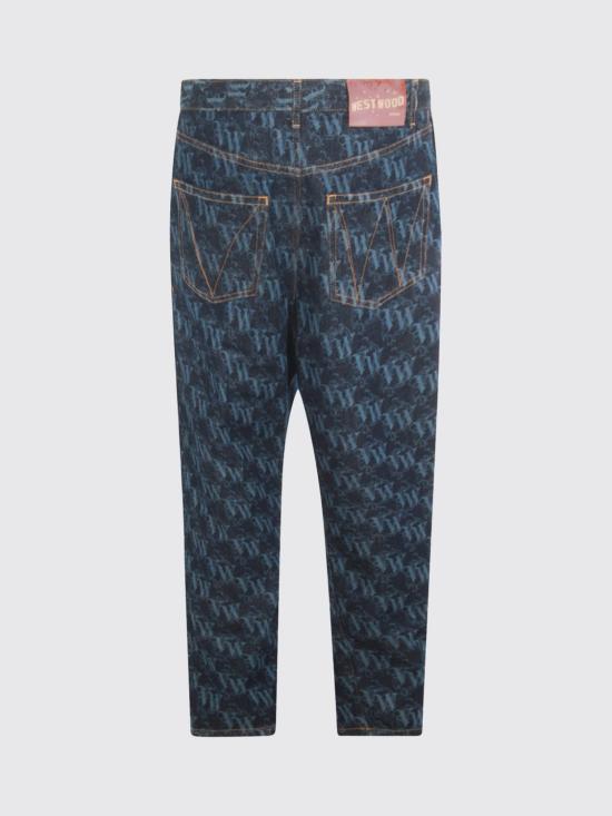 25FW 비비안웨스트우드 데님 팬츠 3902000XW014IAAA K310 Blue 1 - VIVIENNE WESTWOOD