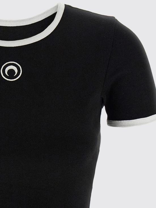 25FW 마린세르 반팔 티셔츠 WTO087ACJER0008 BK96 White - MARINE SERRE