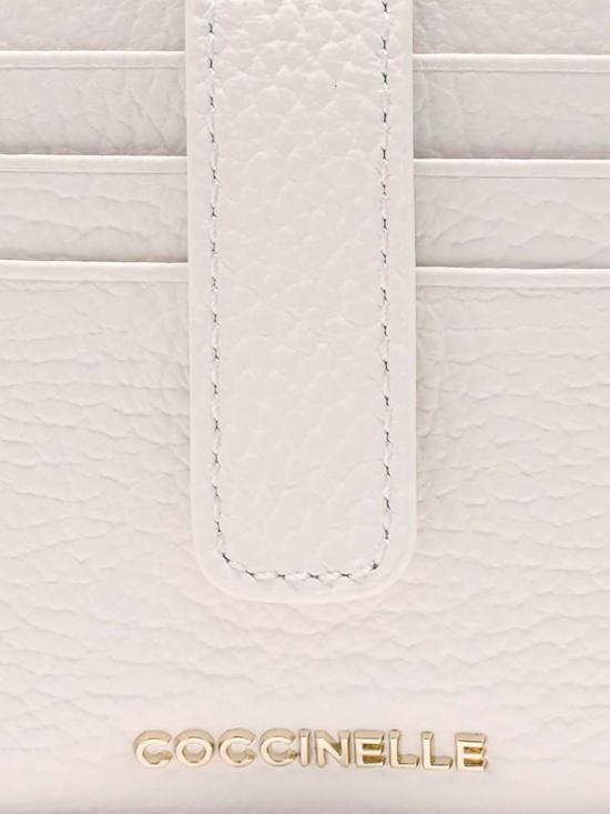 25SS 코치넬리 카드지갑 E2MW511F701 H14 White - COCCINELLE