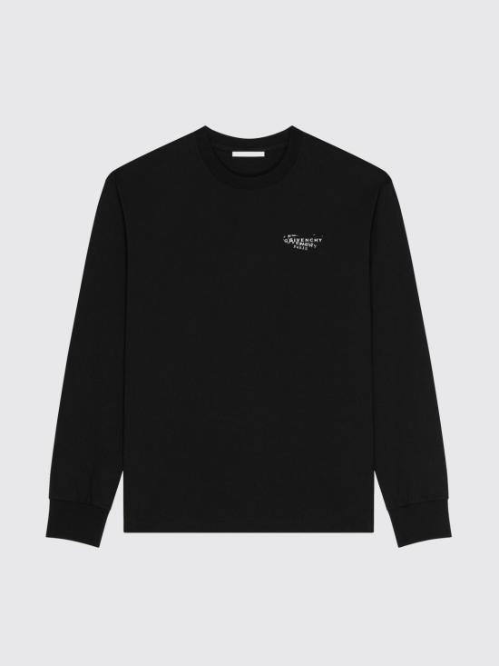 26SS 지방시 긴팔 티셔츠 BM71MH3YSA 001 Black