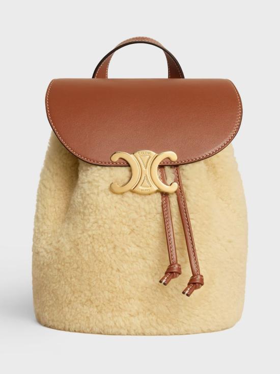 25FW 셀린느 보니 셔링 백팩 118703GFR 02NT Natural