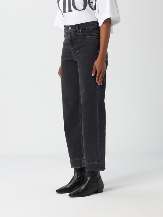 26SS 끌로에 스트레이트 팬츠 CH26SDP43157 004 Black - CHLOE