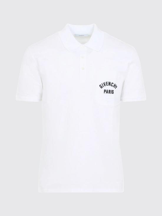 26SS 지방시 폴로 티셔츠 BML00T3YSD 100 White