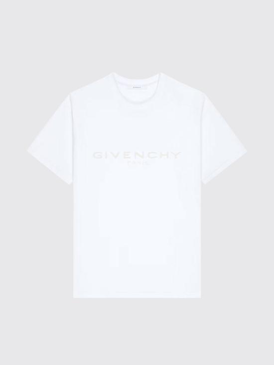 26SS 지방시 반팔 티셔츠 BM71NK3YSF 100 White