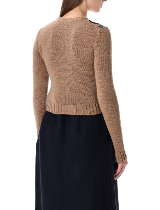 25FW 프라다 스웨터 P24S2V172D F0040 Marrone - PRADA