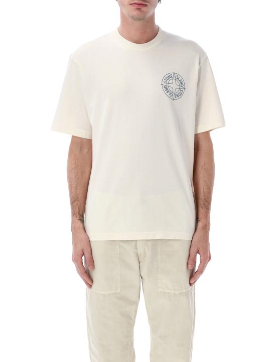 26SS 스톤 아일랜드 반팔 티셔츠 2100001S0284 V0093 Bianco