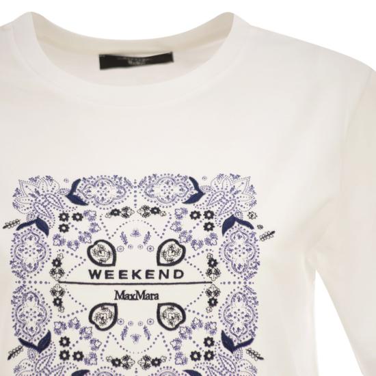 26SS 위켄드막스마라 폴로 티셔츠 2615971041600 WHITE - WEEKEND MAX MARA