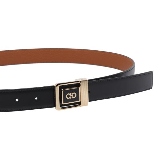 26SS 살바토레 페라가모 가죽 벨트 791121 670620NERO Black - SALVATORE FERRAGAMO