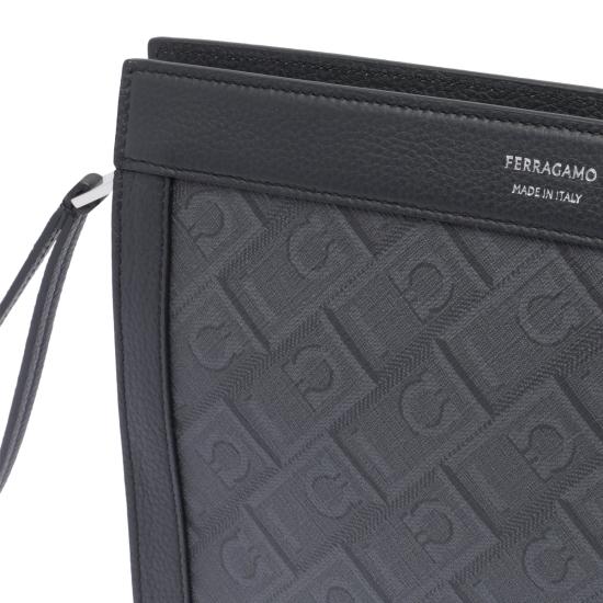 26SS 살바토레 페라가모 클러치/파우치 779696 241664NERO GRIGIO Black - SALVATORE FERRAGAMO