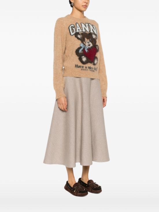 26SS 가니 스웨터 A1070091 118 Camel - GANNI