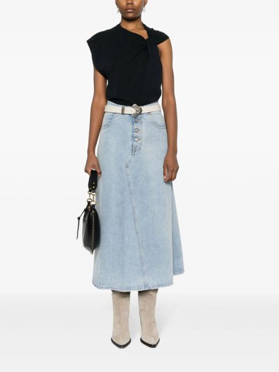 25FW 이자벨마랑 탑 TS0175FA A1N41I 01BK BLACK - ISABEL MARANT