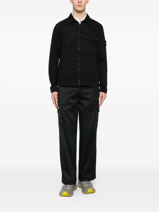 26SS 스톤 아일랜드 긴팔 셔츠 L1S151200008 S00WNV0129 Black - STONE ISLAND