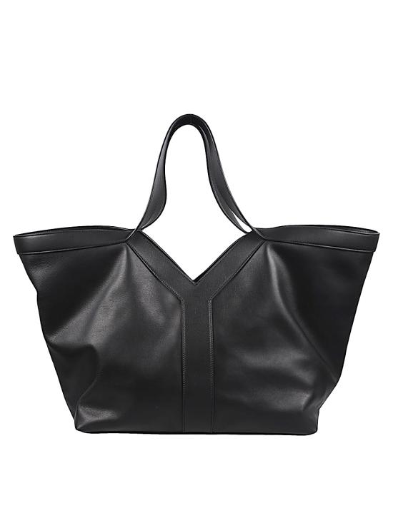 26SS 생로랑 그레인드 레더 Y 토트백 817602 AAEB31000 Black