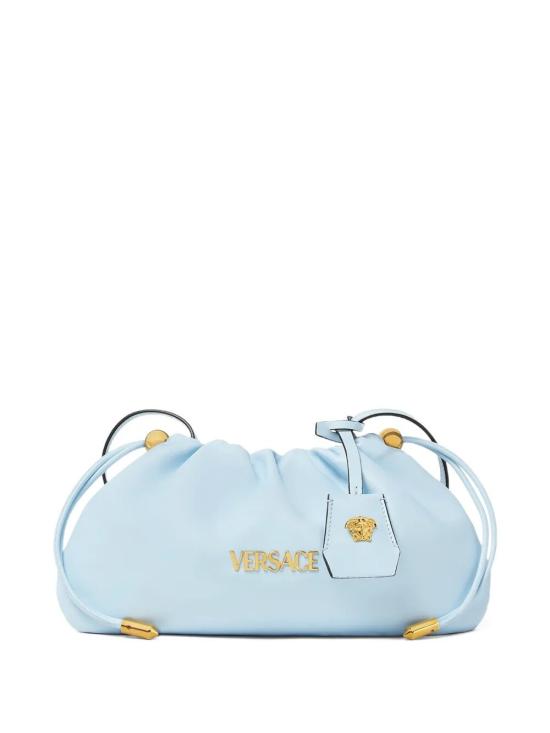 26SS 베르사체 클러치/파우치 1021699 1A13171 1VD6V PASTEL BLUE VERSACE GOLD