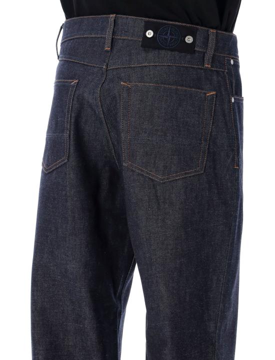 25FW 스톤 아일랜드 인디고 데님 로우 루즈핏 진 S15J100006S00J8 VJ200 RAW - STONE ISLAND